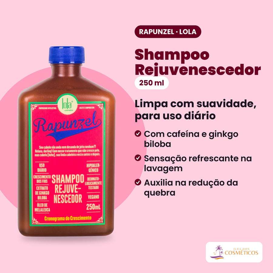 Shampoo Rejuvenescedor Rapunzel Lola 250 ml