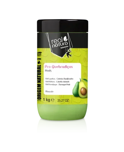 Real Natura Pro-Quebradiços Abacate Máscara 1kg - Ilha dos cosméticos