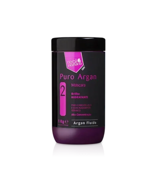 Real Natura Puro Argan Máscara 1kg - Ilha dos cosméticos
