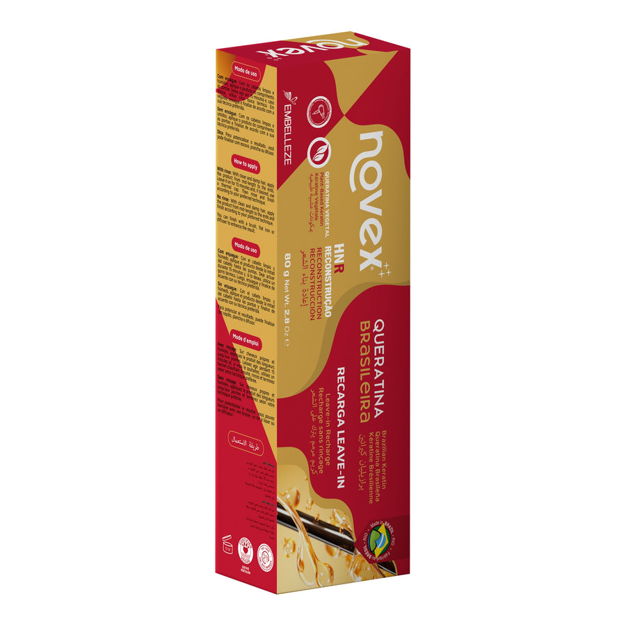 Novex Recarga de Queratina Brasileira 80g, foto oficial da marca