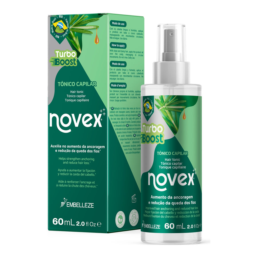 Novex Turbo Boost Tónico Capilar Antiqueda 60ml, foto oficial da marca