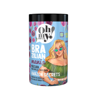 Oh My! Brazilian Mania Amazon Secrets Máscara para Cabelos com Química 1kg