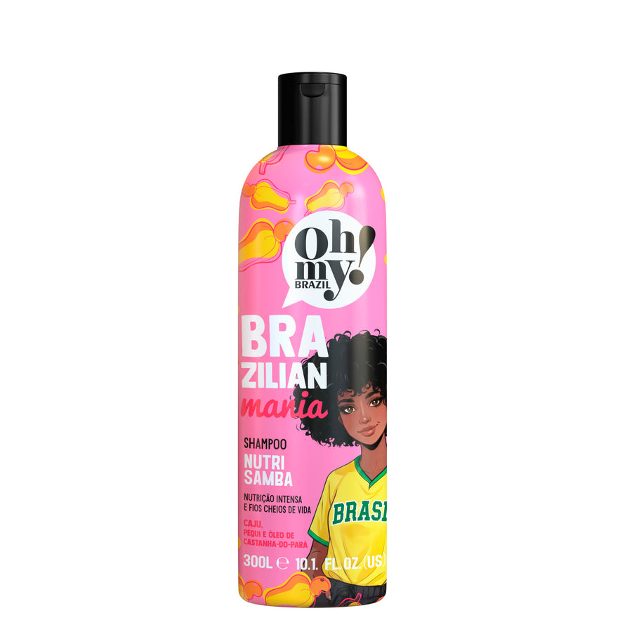 Oh My! Brazilian Mania Nutri Samba Shampoo Nutrição Intensa 300ml e 1L 300ml