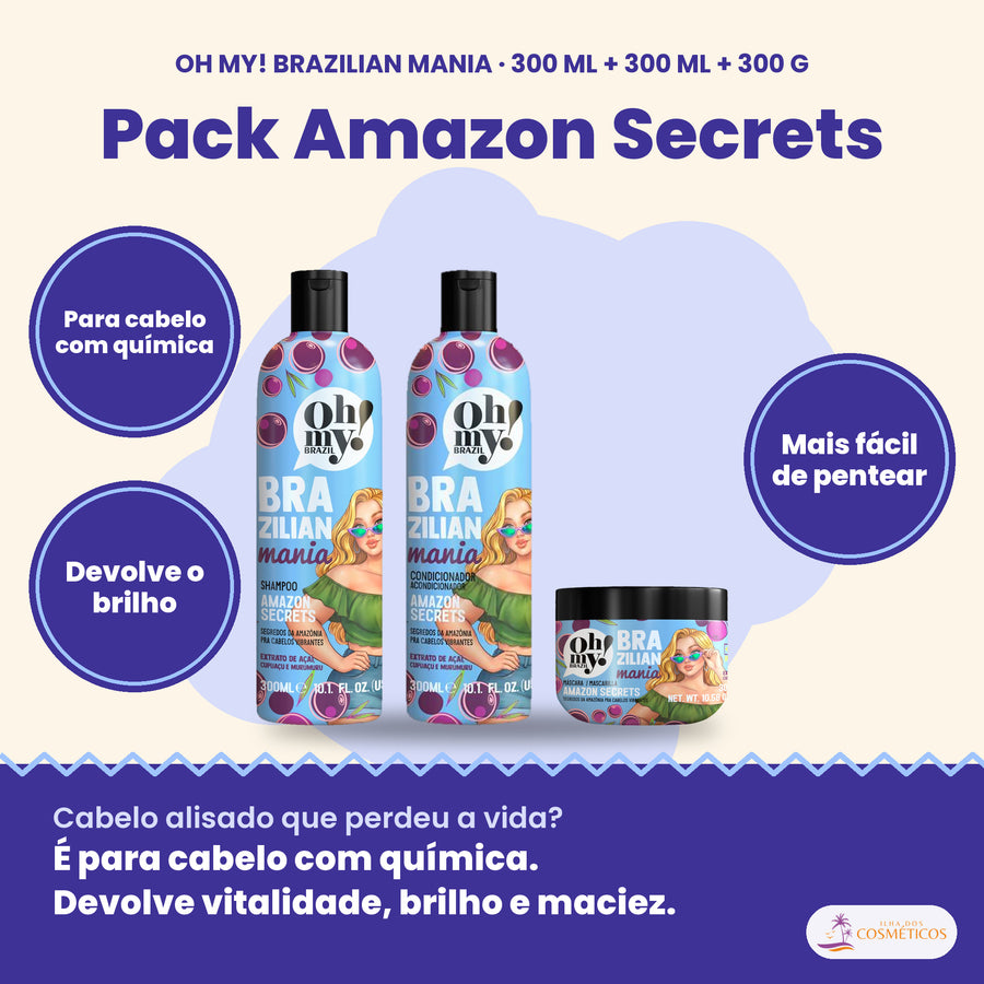 Pack Amazon Secrets 300 ml: para quem é e o que faz