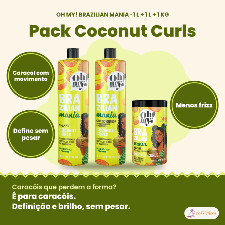 Pack Coconut Curls 1 L: para quem é e o que faz