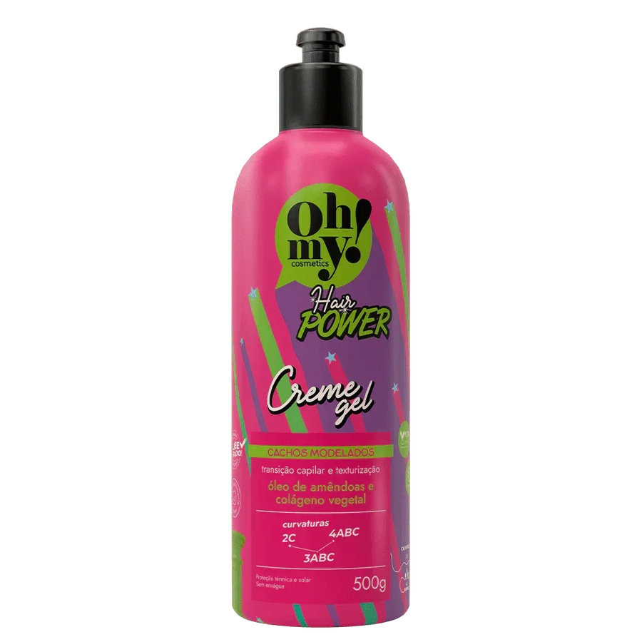 Oh My! Hair Power Creme Gel 500ml - Ilha dos cosméticos
