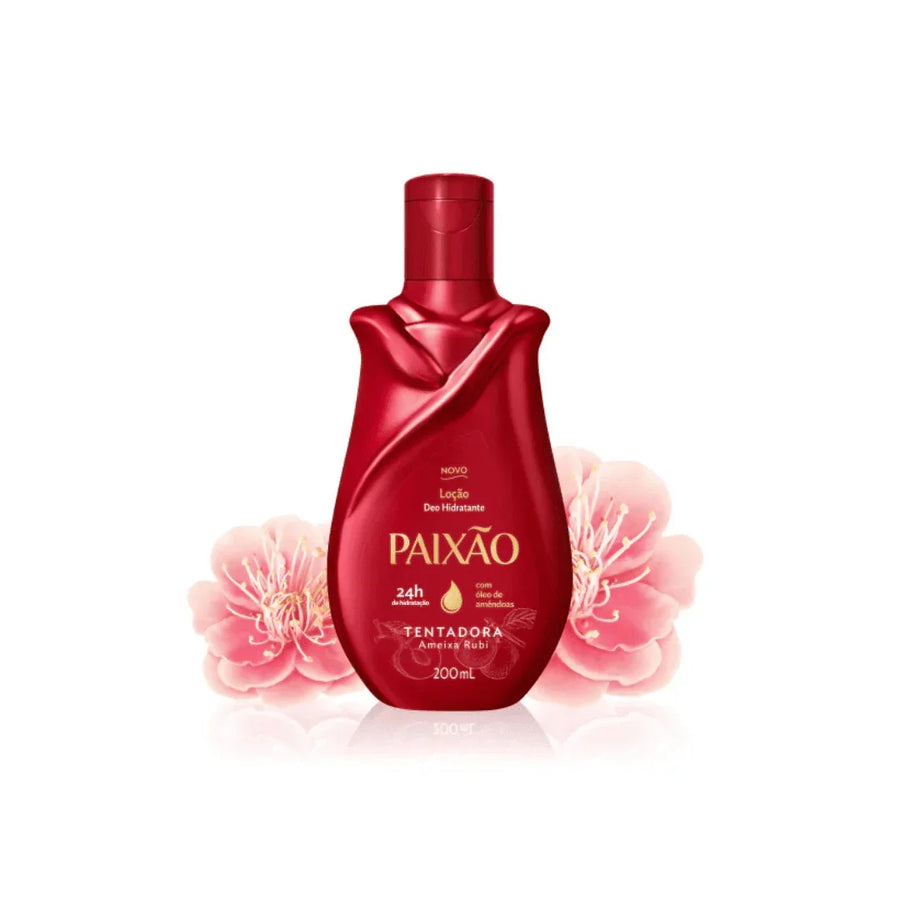 Paixão Loção Deo Hidratante Tentadora Ameixa Rubi 200 ml - Ilha dos cosméticos