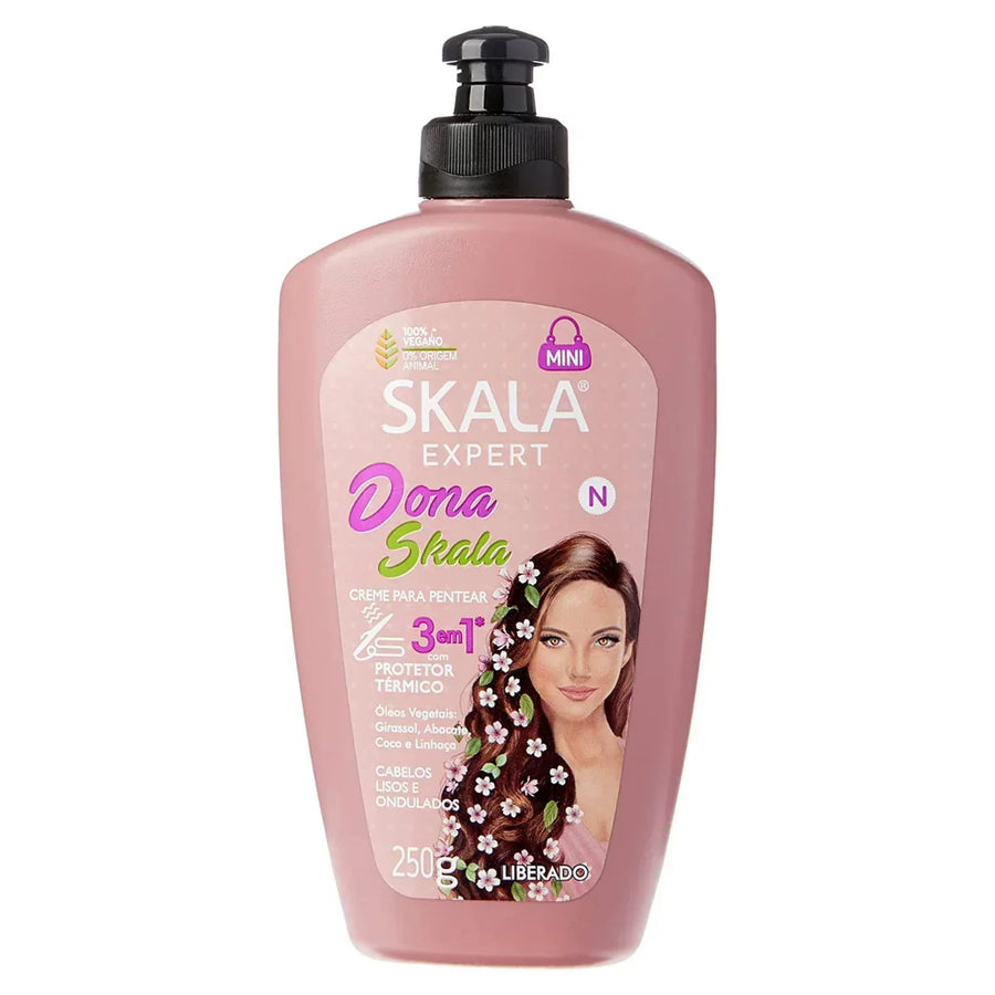 Skala Dona Skala Creme de Pentear 3 em 1 - 250g - Ilha dos cosméticos