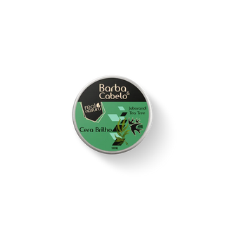 Real Natura Cera Brilho Barba e Cabelo Pro Homem 100ml - Ilha dos cosméticos