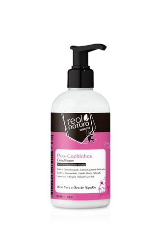 Real Natura Pro-Cachinhos Sem Sal Condicionador 300ml (Liberado) - Ilha dos cosméticos