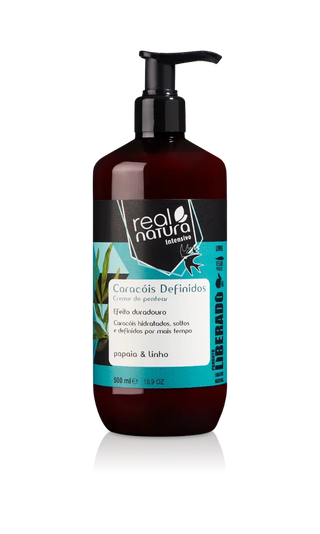 Real Natura Caracóis Definidos Creme de Pentear Liberado 500ml - Ilha dos cosméticos