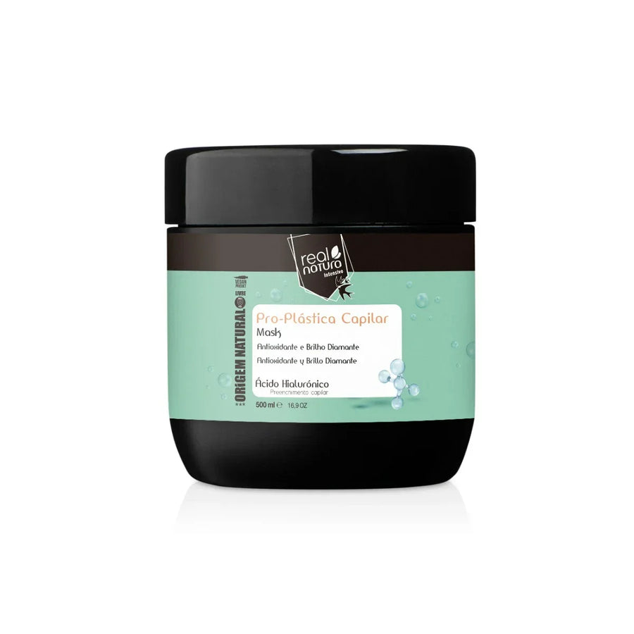 Real Natura Pro-Plástica Capilar Máscara Sem Sal 500ml - Ilha dos cosméticos
