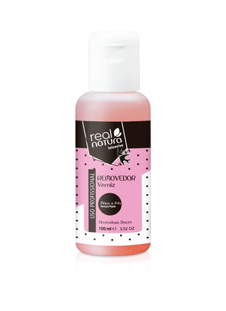 Real Natura Removedor de Verniz com Óleo de Amêndoas Doces 100ml - Ilha dos cosméticos