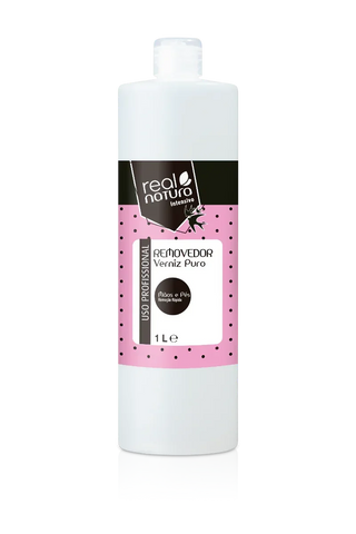 Real Natura Removedor de Verniz Acetona Pura 1L - Ilha dos cosméticos