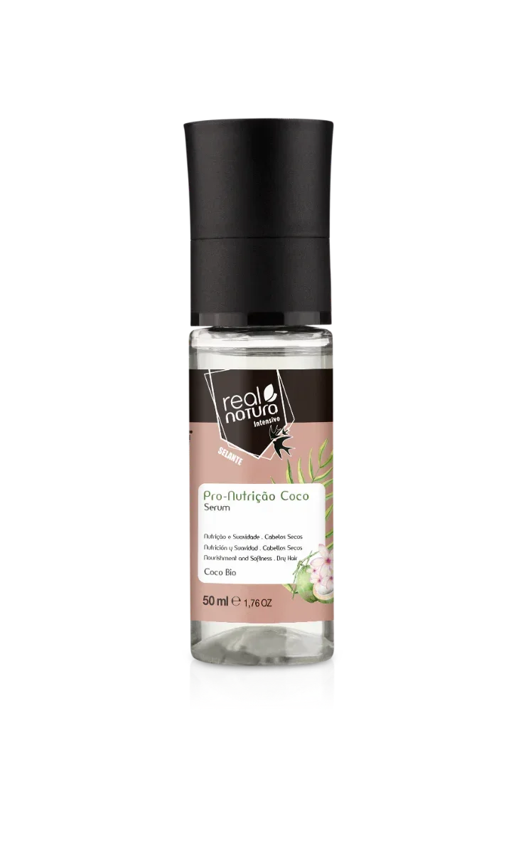 Real Natura Pro-Nutrição Extra Coco Puro Sérum Capilar 50ml - Ilha dos cosméticos