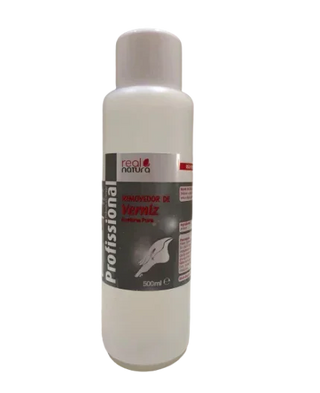 Real Natura Removedor de Verniz Puro 500ml - Ilha dos cosméticos