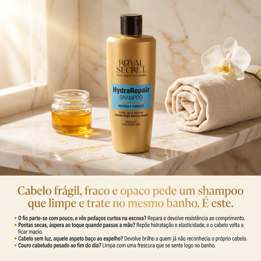 Royal Secret HydraRepair Shampoo Reparador Hidratante 300ml — foto 2
