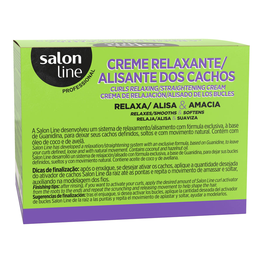 Salon Line Creme Relaxante Óleo de Coco e Óleo de Avelã 200gr — foto oficial da marca