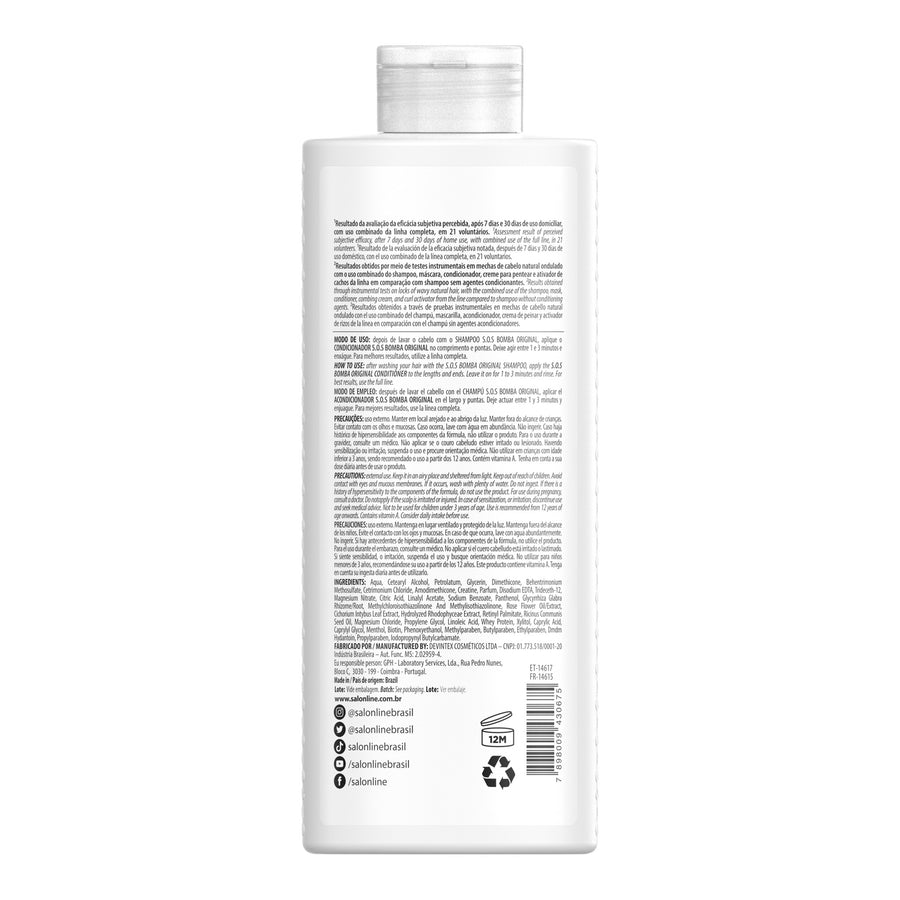 Salon Line SOS Bomba Original Condicionador 500ml — foto oficial da marca