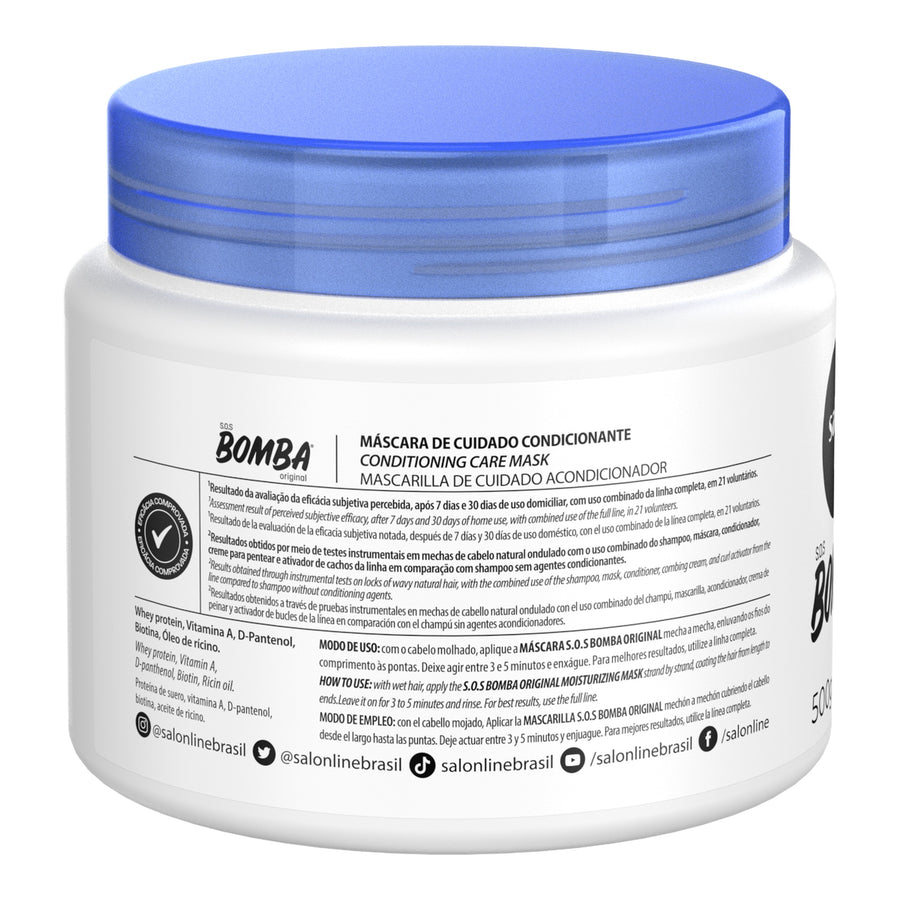 Salon Line SOS Bomba Original Máscara 500g — foto oficial da marca