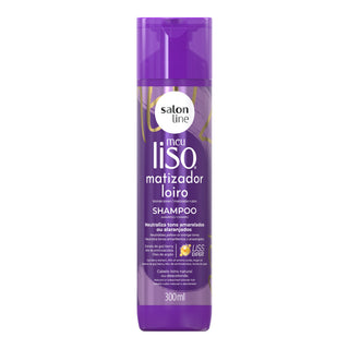 Salon Line Meu Liso Shampoo Matizador 300ml — foto oficial da marca