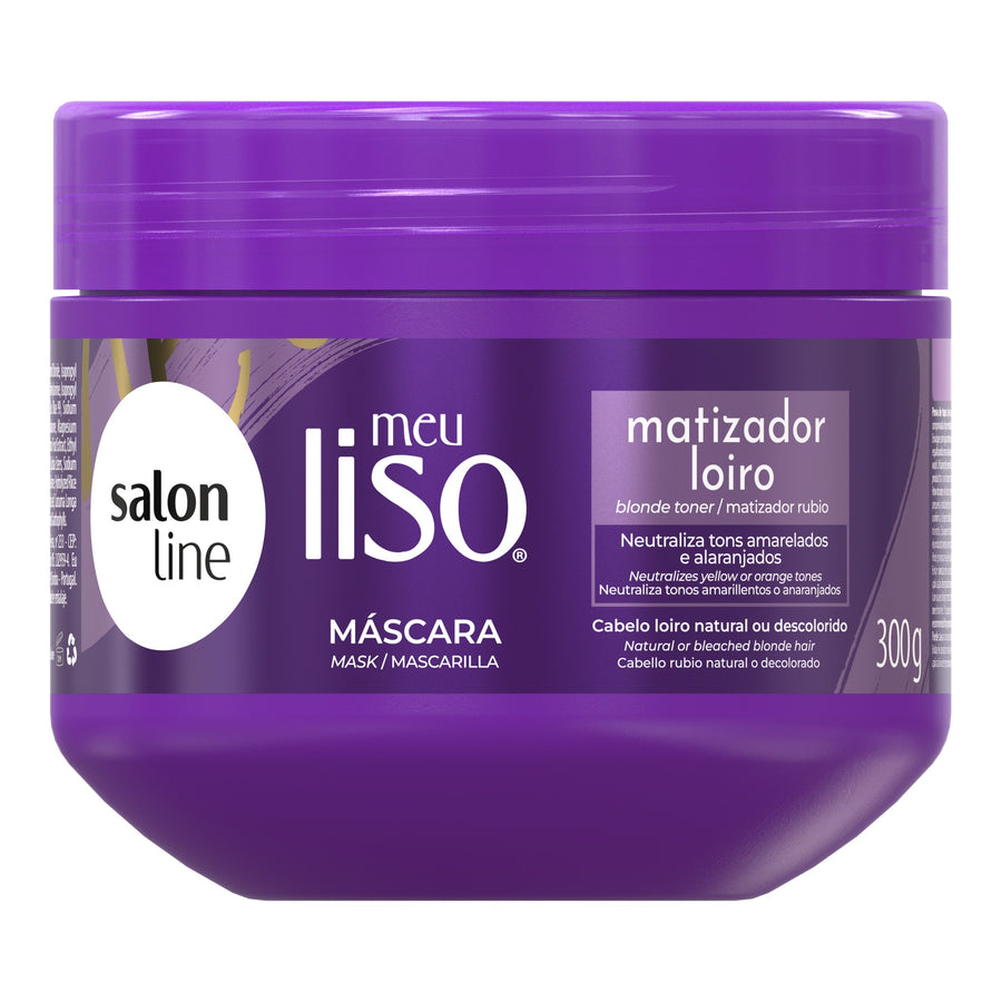 Salon Line Meu Liso Máscara Matizadora 300g — foto oficial da marca