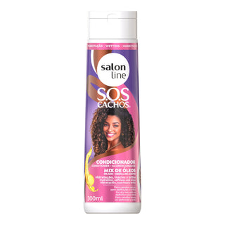 Salon Line SOS Cachos Mix de Óleos Condicionador 300ml — foto oficial da marca