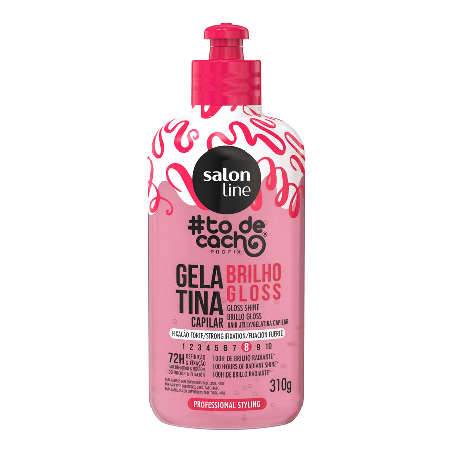 Salon Line Gelatina Brilho Gloss Intenso todecacho Professional Styling 310g — foto oficial da marca