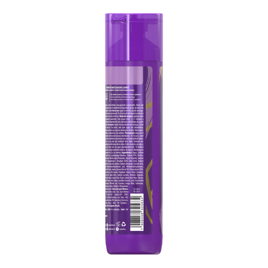 Salon Line Meu Liso Shampoo Matizador 300ml — foto oficial da marca