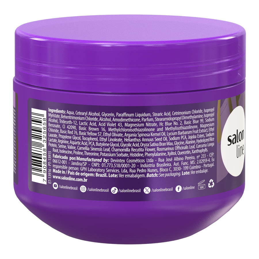 Salon Line Meu Liso Máscara Matizadora 300g — foto oficial da marca