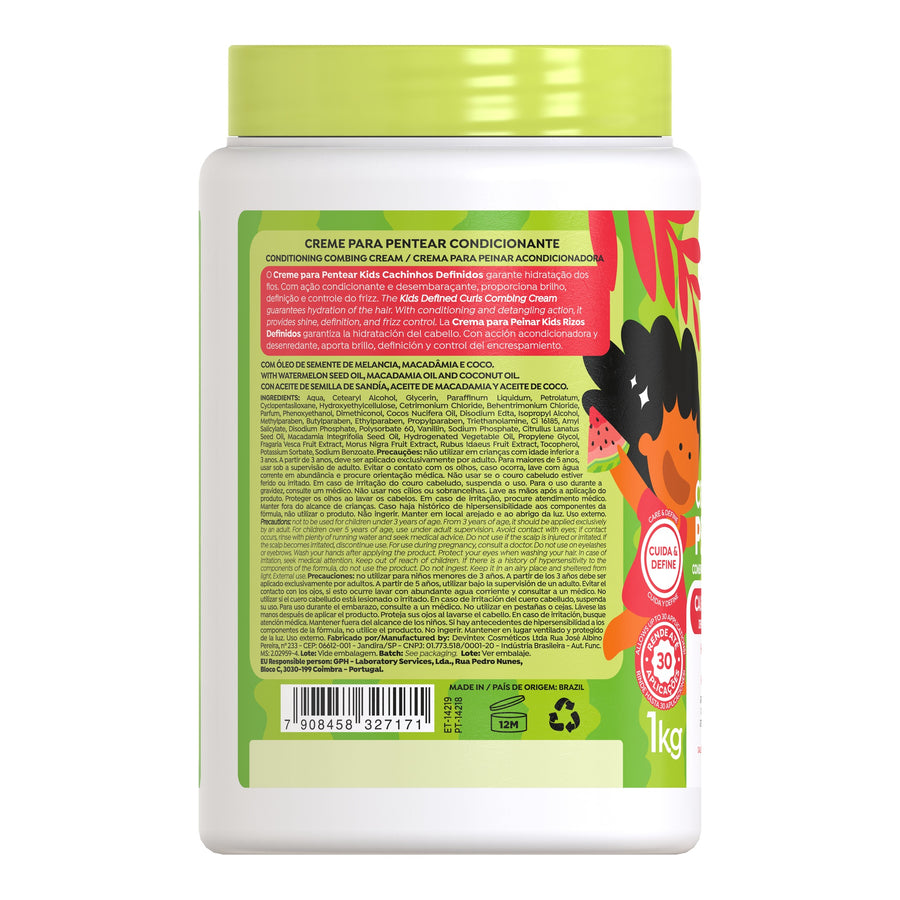 Salon Line kids Cachinhos Definidos Creme Para Pentear 1kg — foto oficial da marca