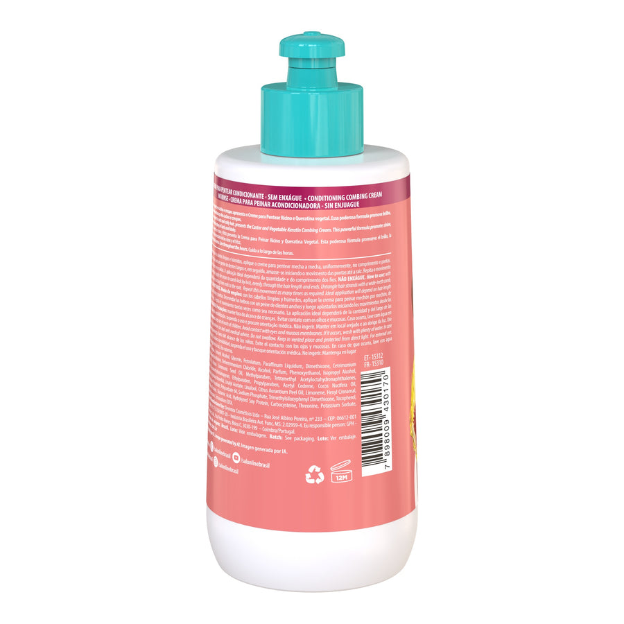 Salon Line SOS Cachos Rícino e Queratina Creme de Pentear 300ml — foto oficial da marca