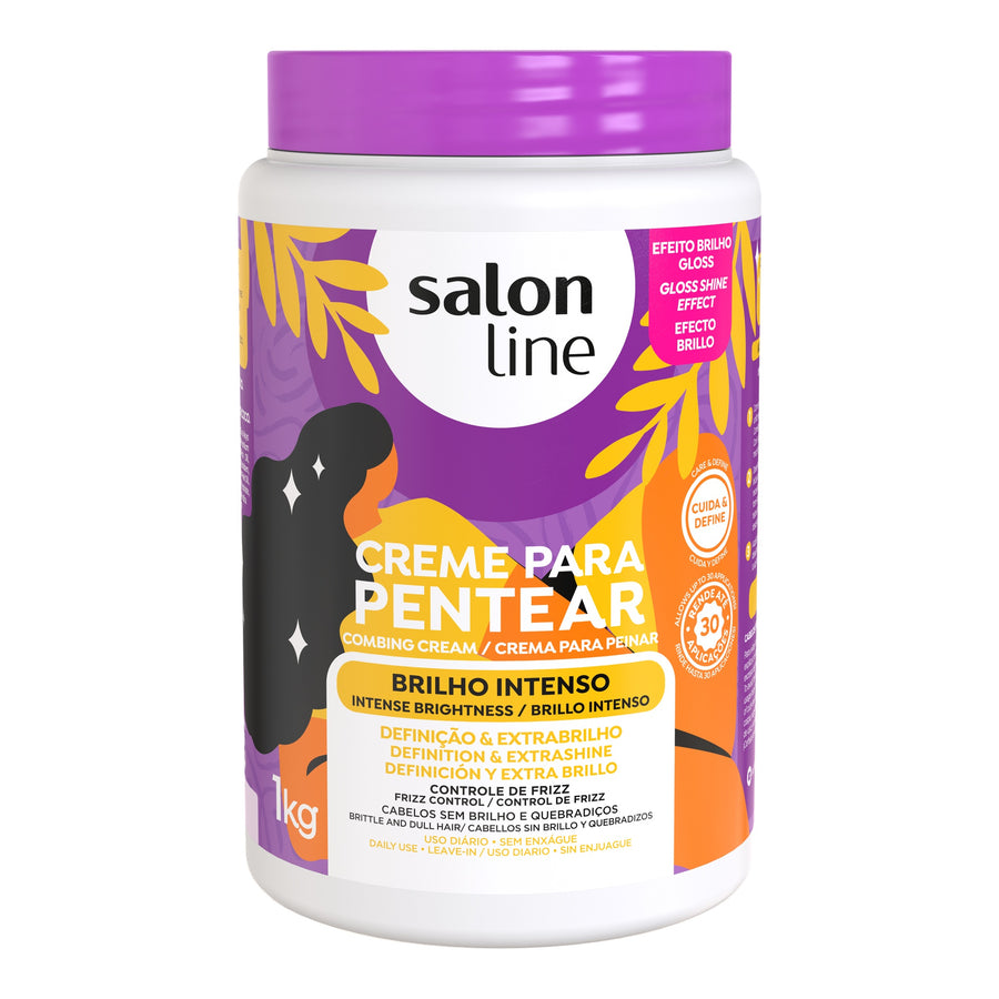 Salon Line Brilho Intenso Creme Para Pentear 1kg — foto oficial da marca