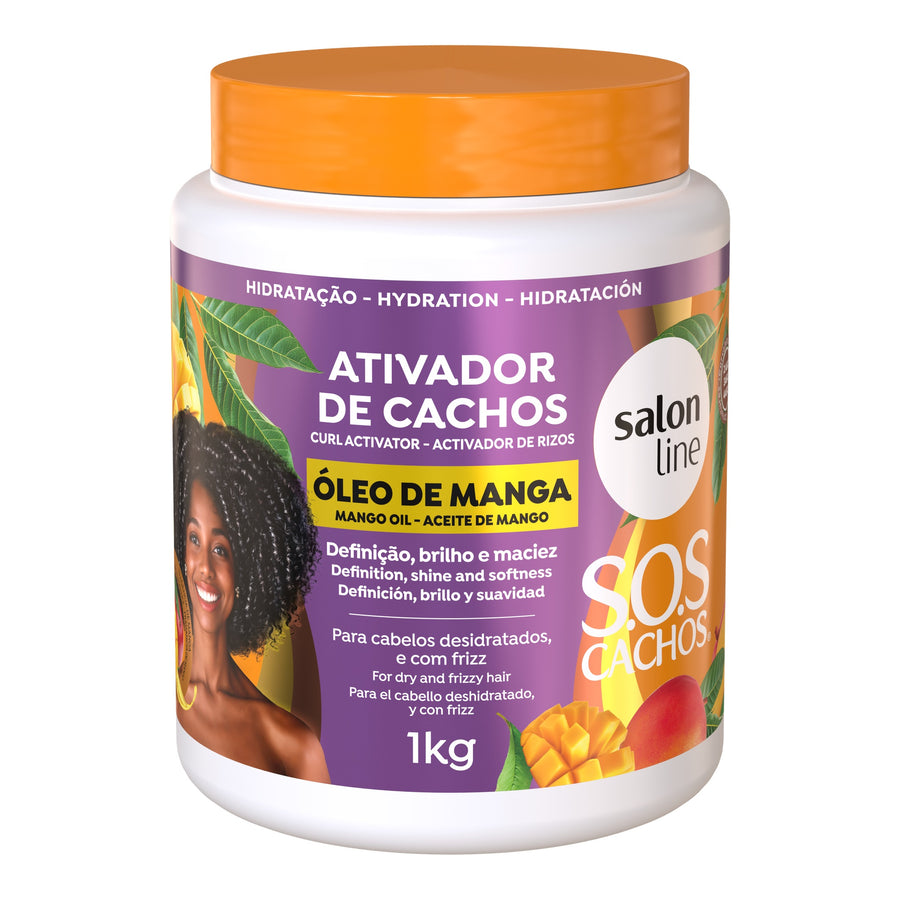 Salon Line SOS Cachos Óleo de Manga Ativador de Cachos 1kg — foto oficial da marca