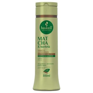 Haskell Matcha & Hortelã Shampoo Antirresíduos 300ml - Ilha dos cosméticos