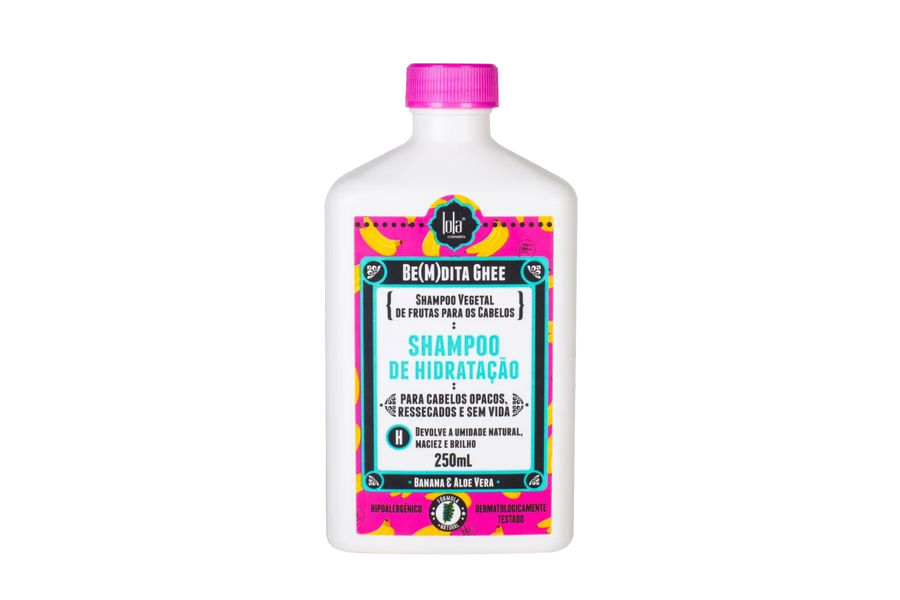 Lola Be(M)Dita Ghee Shampoo Hidratação Banana e Aloe Vera 250ml - Ilha dos cosméticos