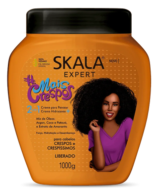 Skala Mais Crespos Creme de Tratamento 2 em 1 1Kg - Ilha dos cosméticos