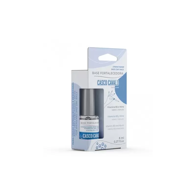 Casco Cavalo Base Fortalecedora Com Vitamina B5 e Mirra 8ml | Ilha dos  Cosméticos