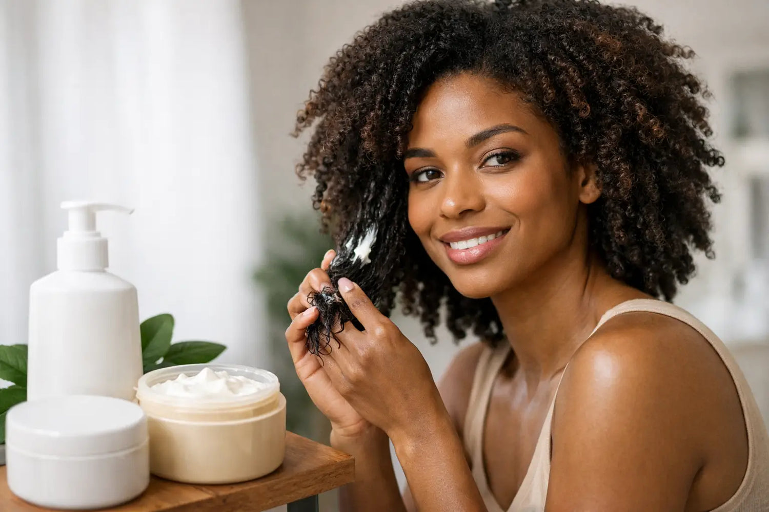Qual creme usar em cabelo crespo?