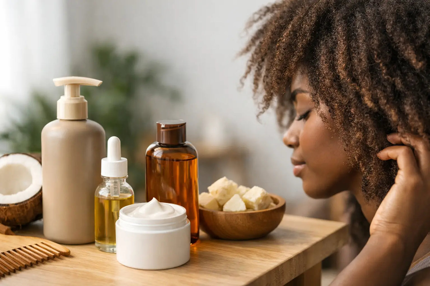 Produtos para cabelo crespo ressecado