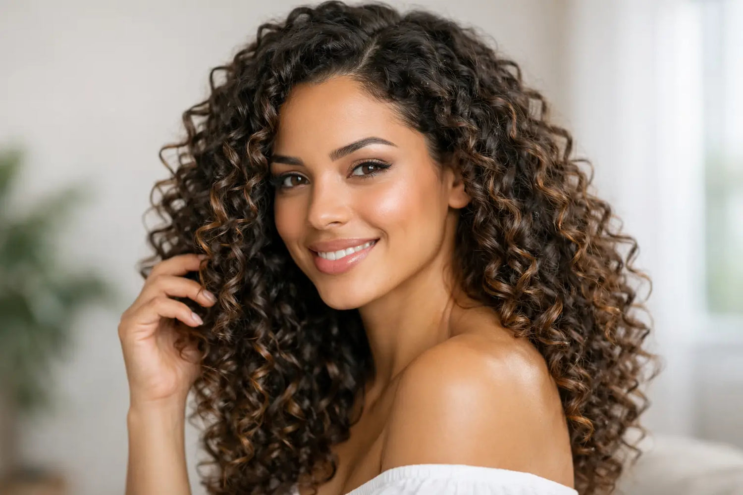 Cabelo Cacheado com Definição e Menos Frizz