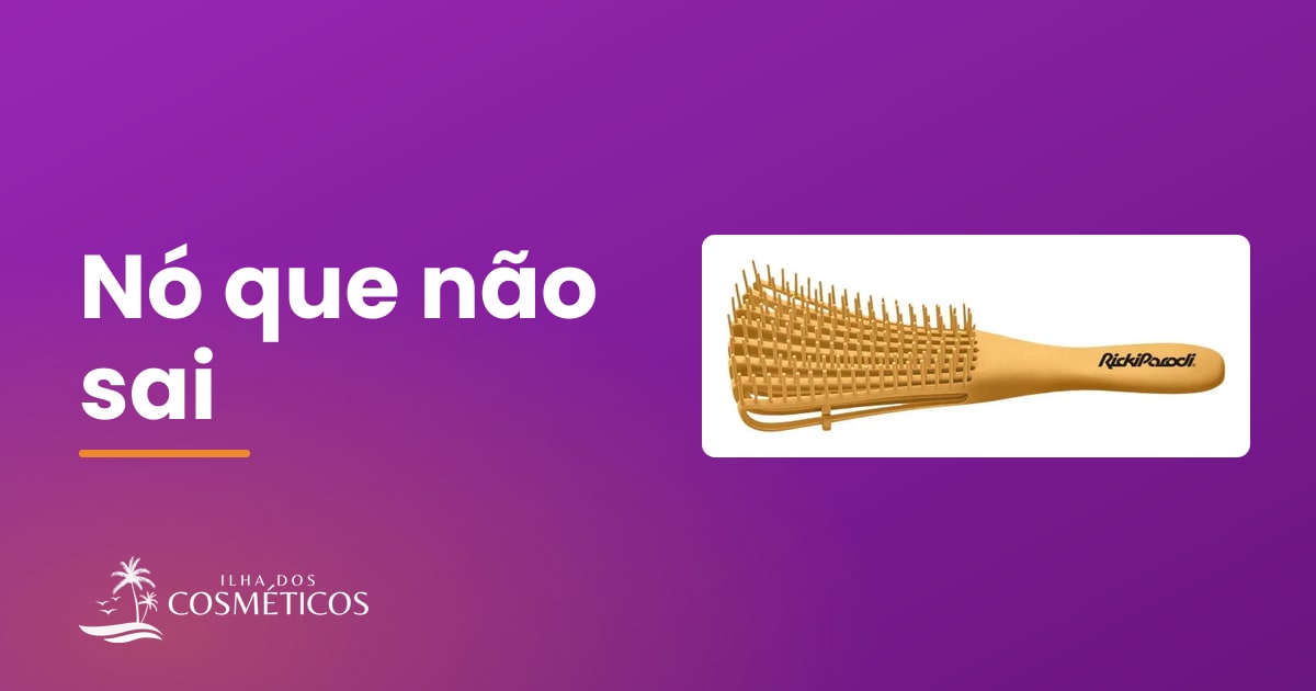 RickiParodi Escova Desembaraçadora Côncava Mini Cabelo, RickiParodi