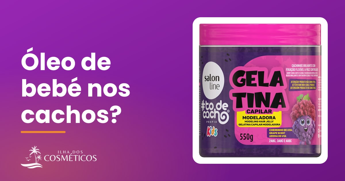 Salon Line Kids TodeCacho Uva Gelatina Modeladora 550g, Salon Line