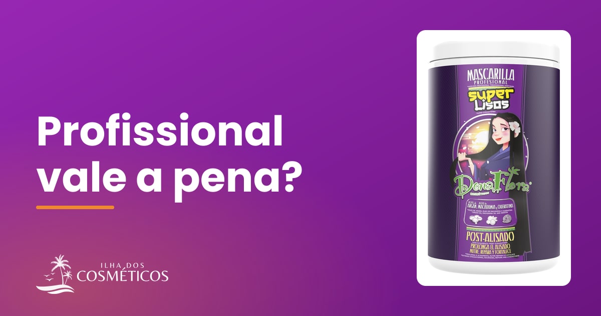 Dona Flora Super Lisos Máscara Capilar Profissional 1kg, Dona Flora
