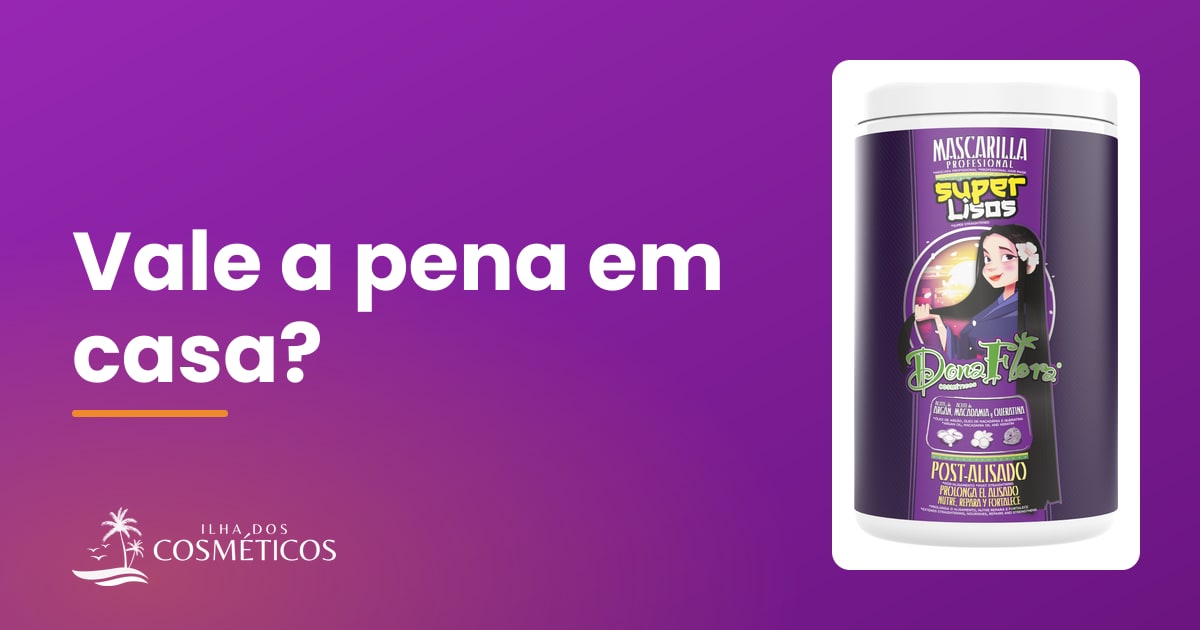Dona Flora Super Lisos Máscara Capilar Profissional 1kg, Dona Flora
