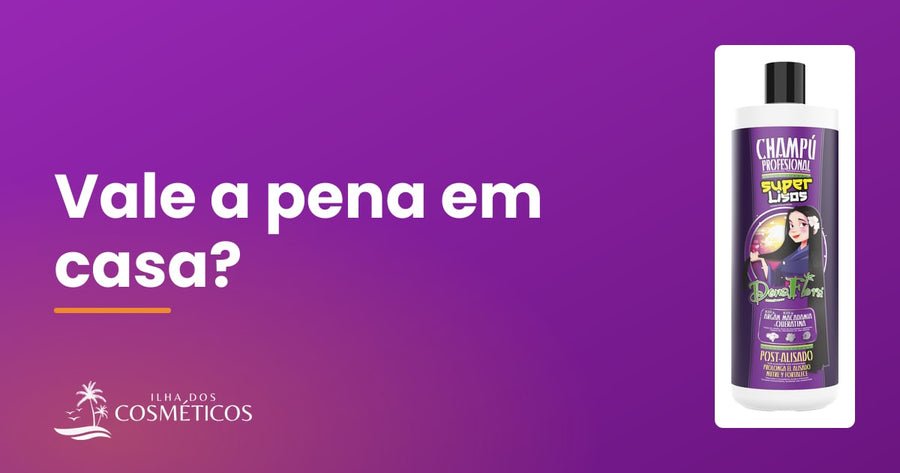 Dona Flora Super Lisos Shampoo Profissional Pós-Alisamento 1L, Dona Flora