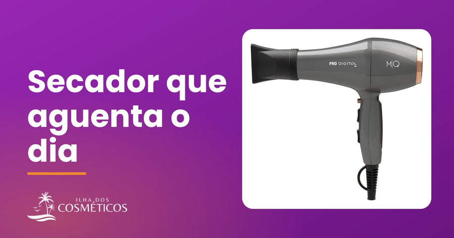 MQ Professional Secador de Cabelo Profissional Pro Digital Íon 2600W, MQ Profissional
