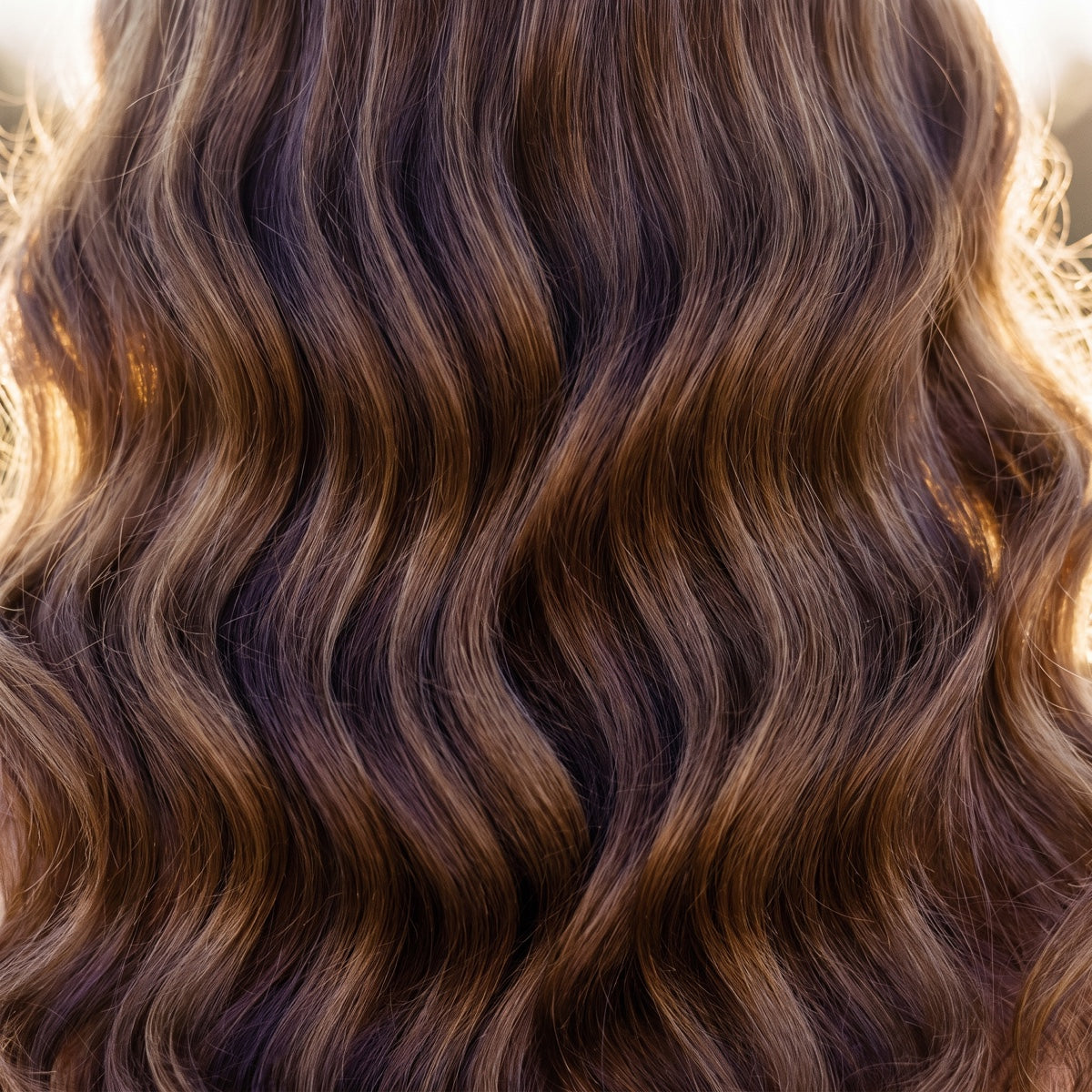 Textura de cabelo ondulado