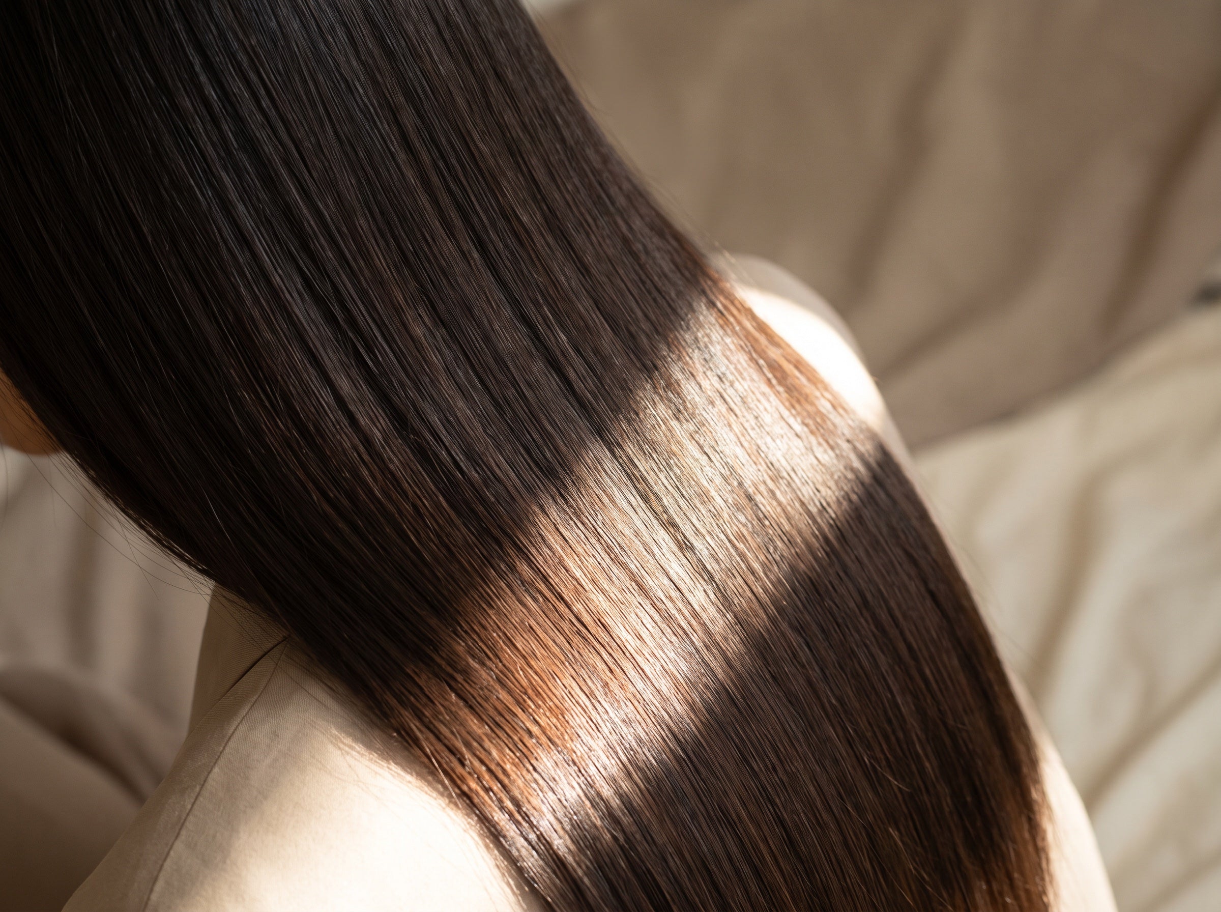 Cabelo com brilho