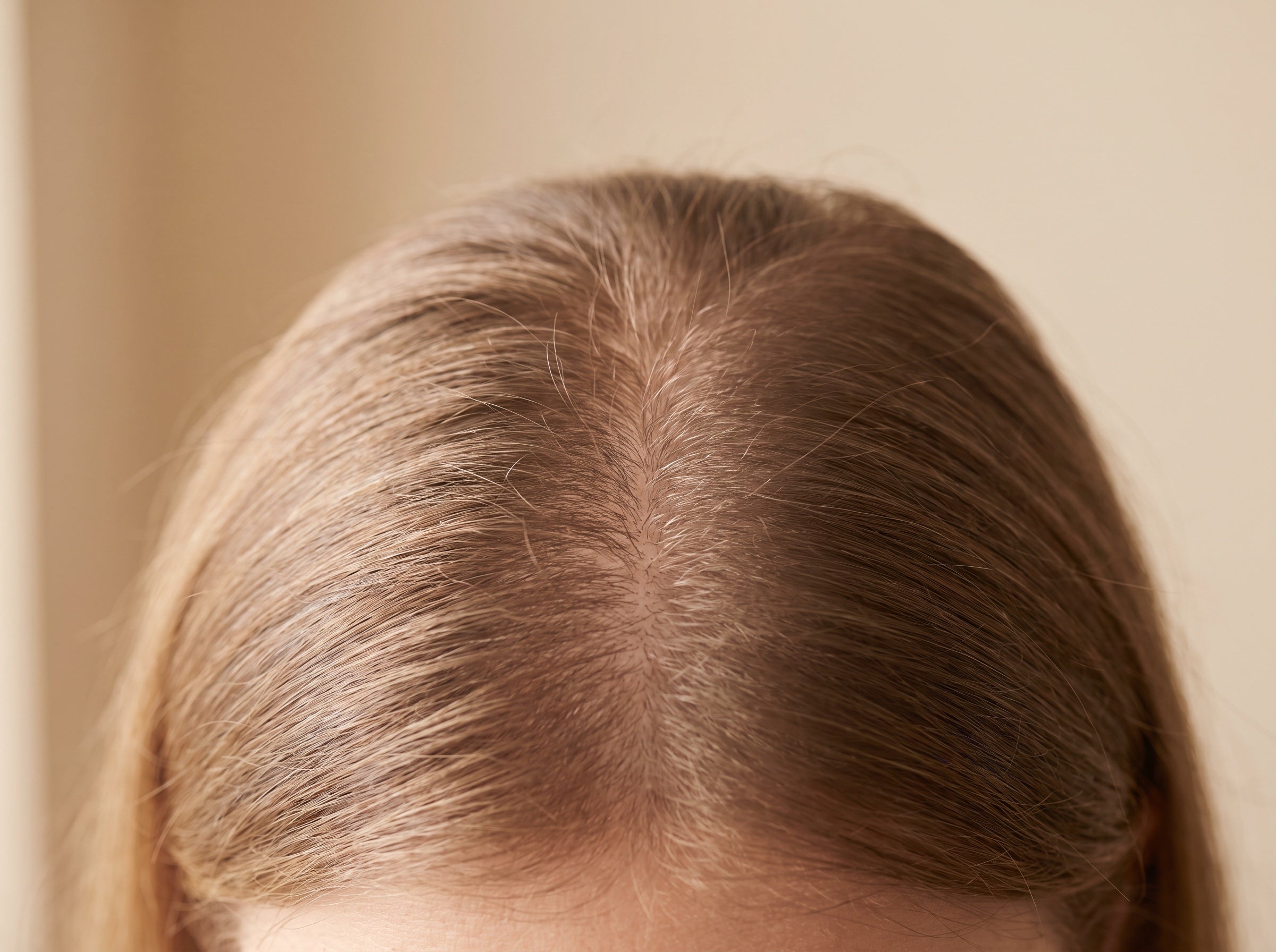 Risca com cabelo fino